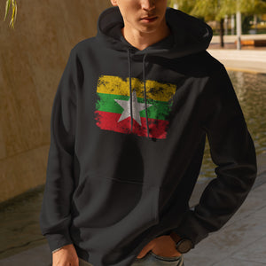 Myanmar Flag Hoodie