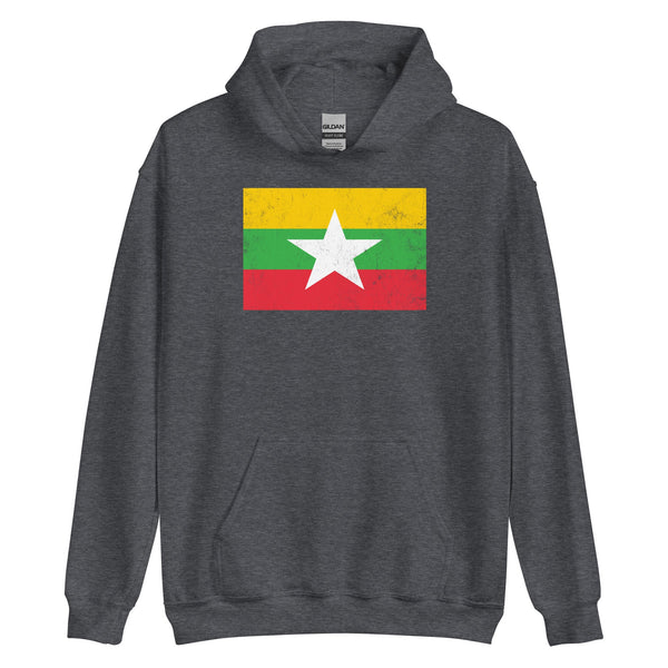 Myanmar Flag Hoodie