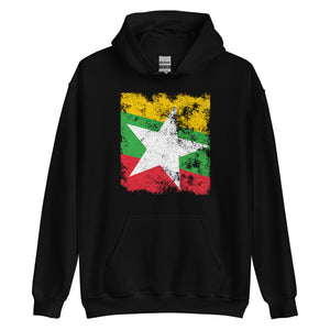 Myanmar Flag Hoodie