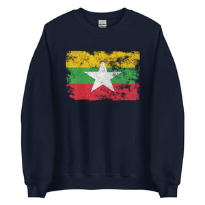 Myanmar Flag Sweatshirt