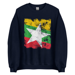 Myanmar Flag Sweatshirt