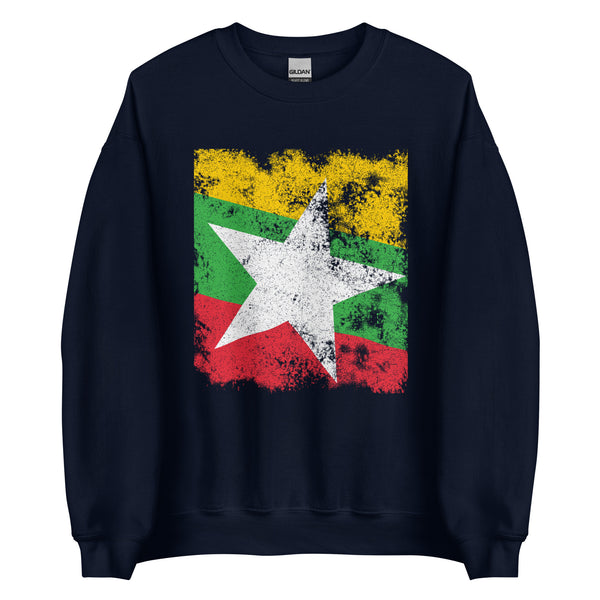 Myanmar Flag Sweatshirt