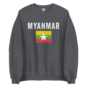 Myanmar Flag Sweatshirt