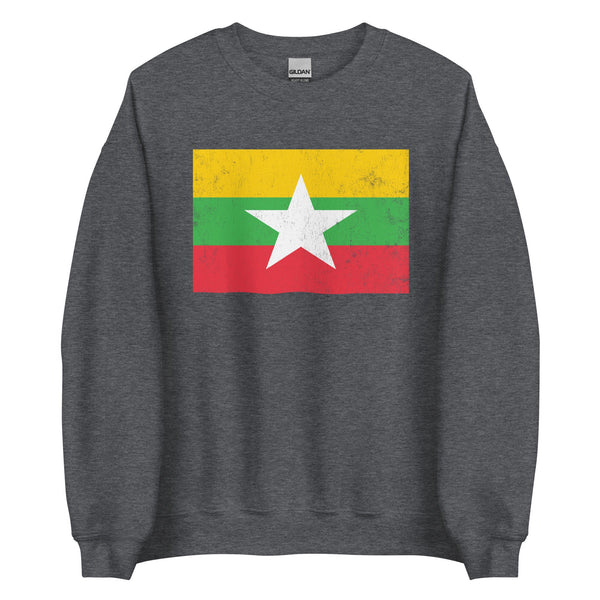 Myanmar Flag Sweatshirt