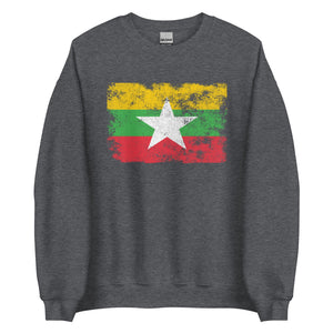 Myanmar Flag Sweatshirt