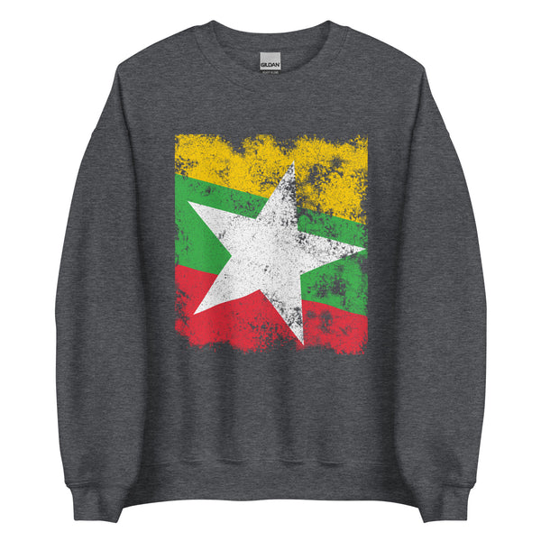 Myanmar Flag Sweatshirt