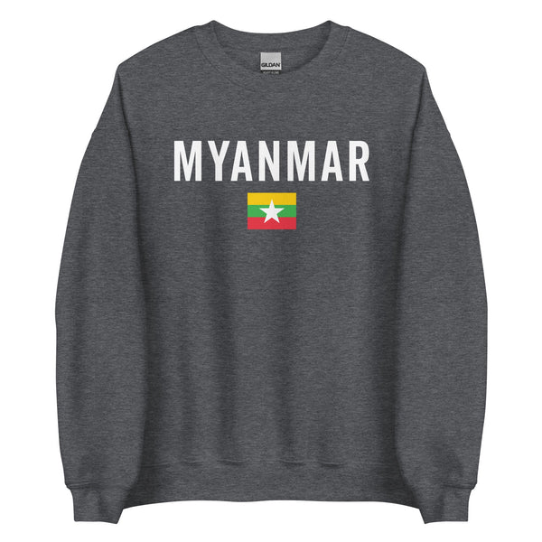 Myanmar Flag Sweatshirt