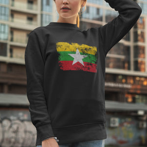 Myanmar Flag Sweatshirt