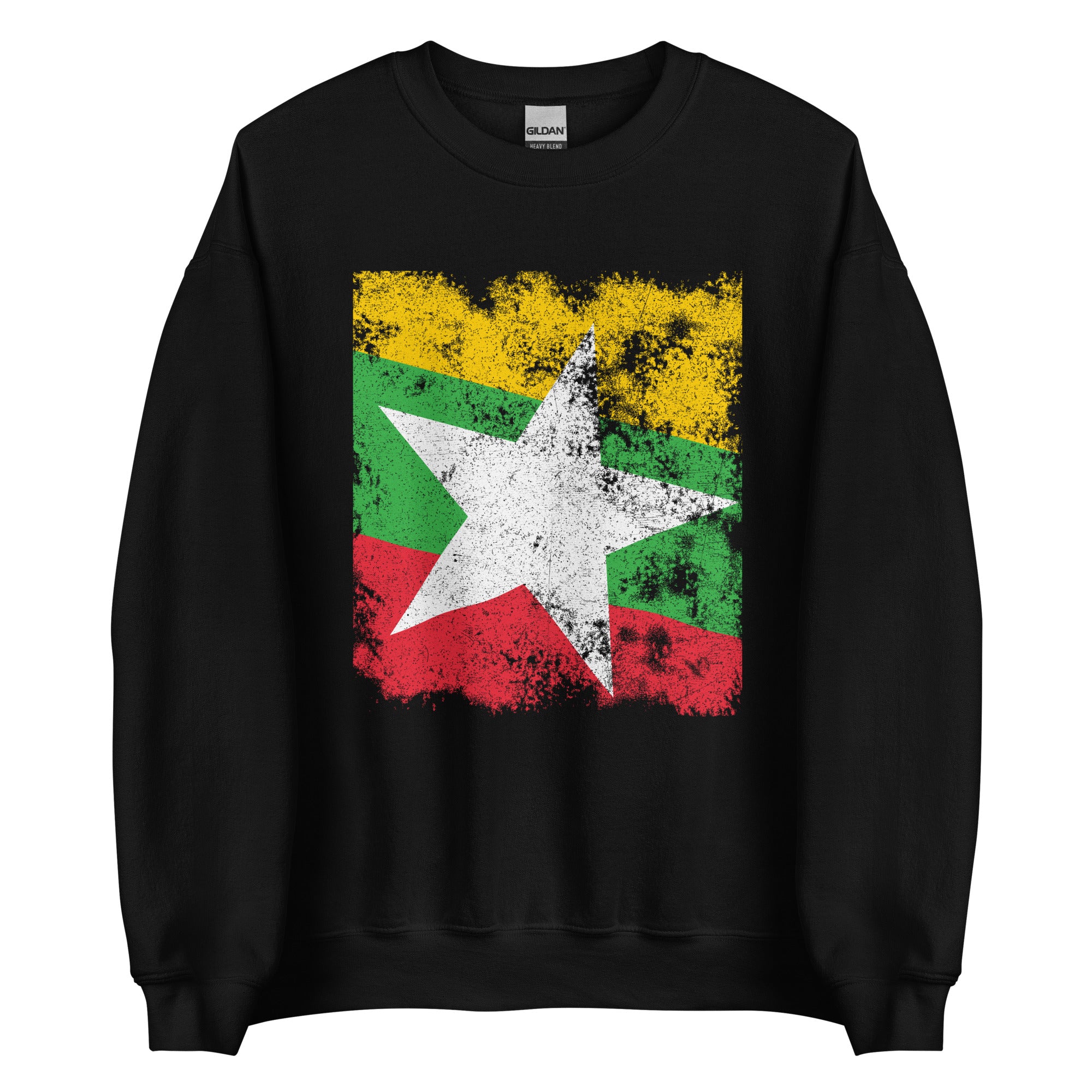 Myanmar Flag Sweatshirt