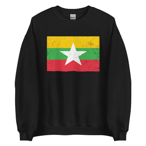 Myanmar Flag Sweatshirt