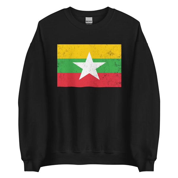 Myanmar Flag Sweatshirt