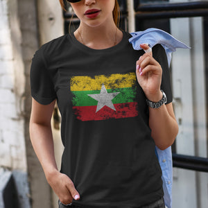 Myanmar Flag T-Shirt