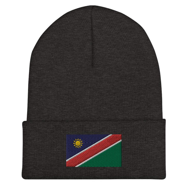 Namibia Flag Beanie - Embroidered Winter Hat