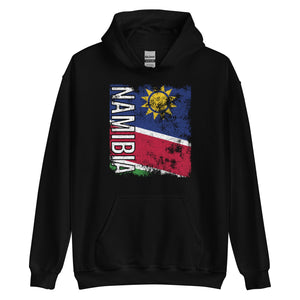 Namibia Flag - Distressed Flag Hoodie