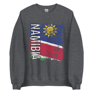 Namibia Flag - Distressed Flag Sweatshirt