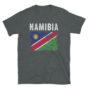 Namibia Flag Distressed - Namibian Flag T-Shirt