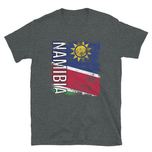 Namibia Flag Distressed T-Shirt