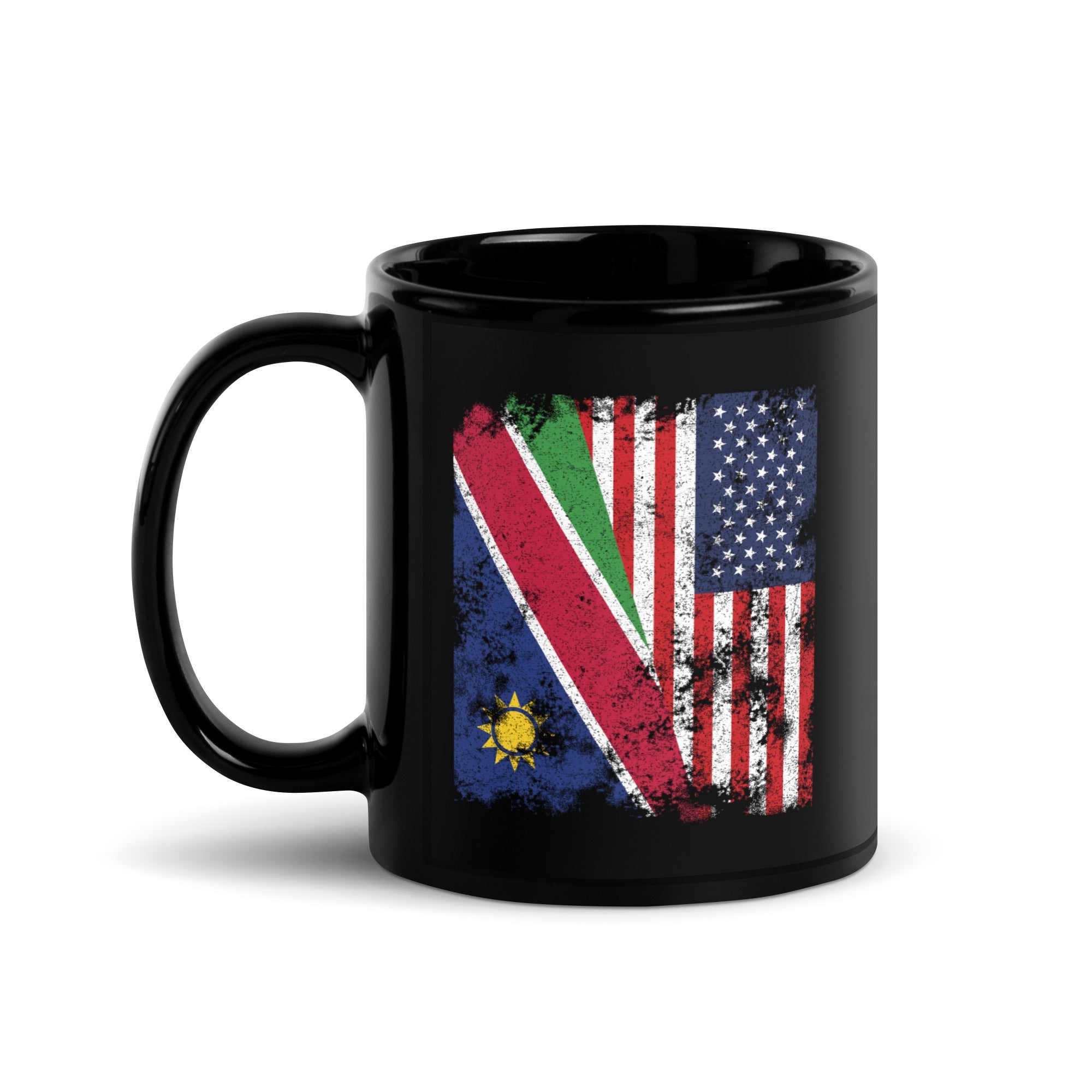 Namibia USA Flag - Half American Mug