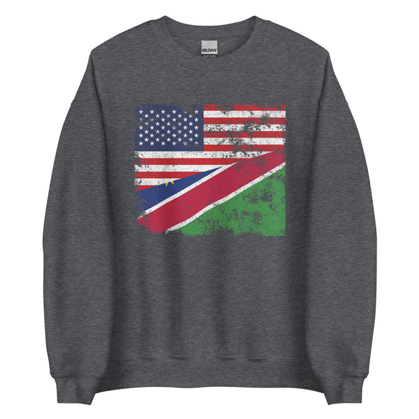 Namibia USA Flag Sweatshirt