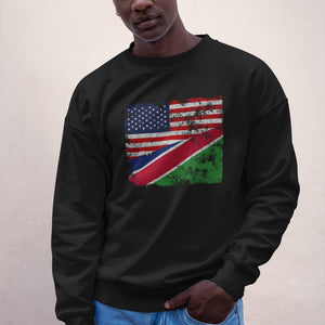 Namibia USA Flag Sweatshirt