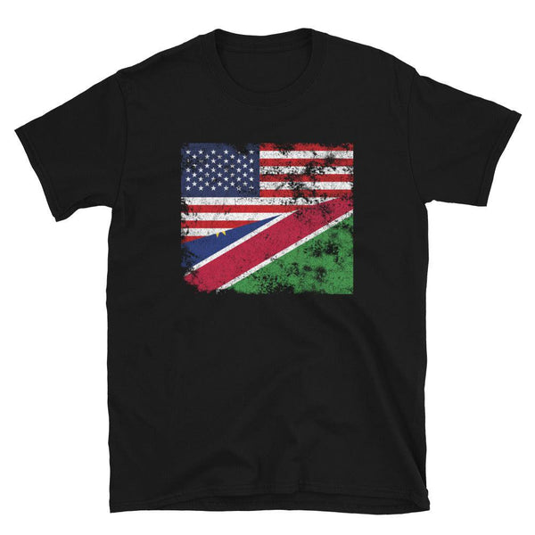 Namibia USA Flag T-Shirt