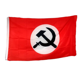 National Bolshevik Party Flag - 90x150cm(3x5ft) - 60x90cm(2x3ft)