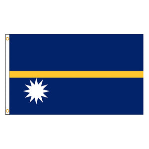 Nauru Flag - 90x150cm(3x5ft) - 60x90cm(2x3ft)