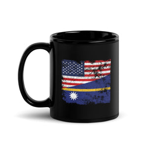 Nauru USA Flag Mug