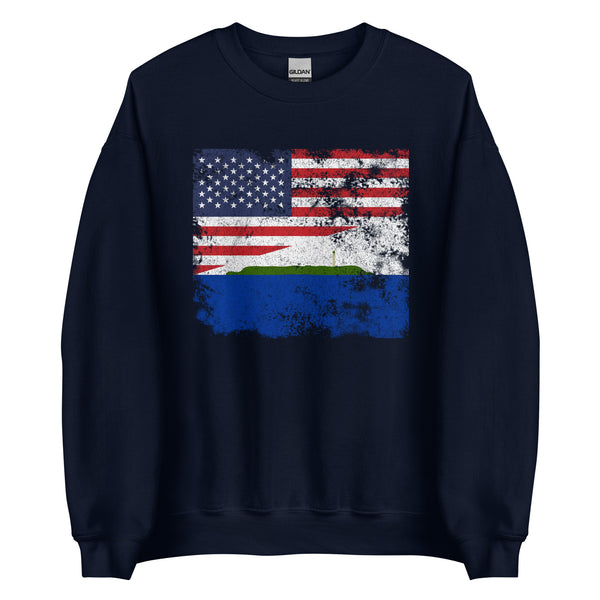 Navassa Island USA Flag Sweatshirt