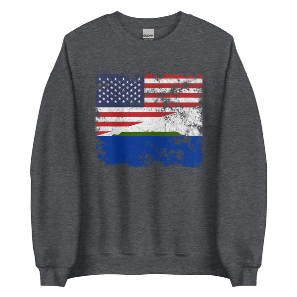 Navassa Island USA Flag Sweatshirt