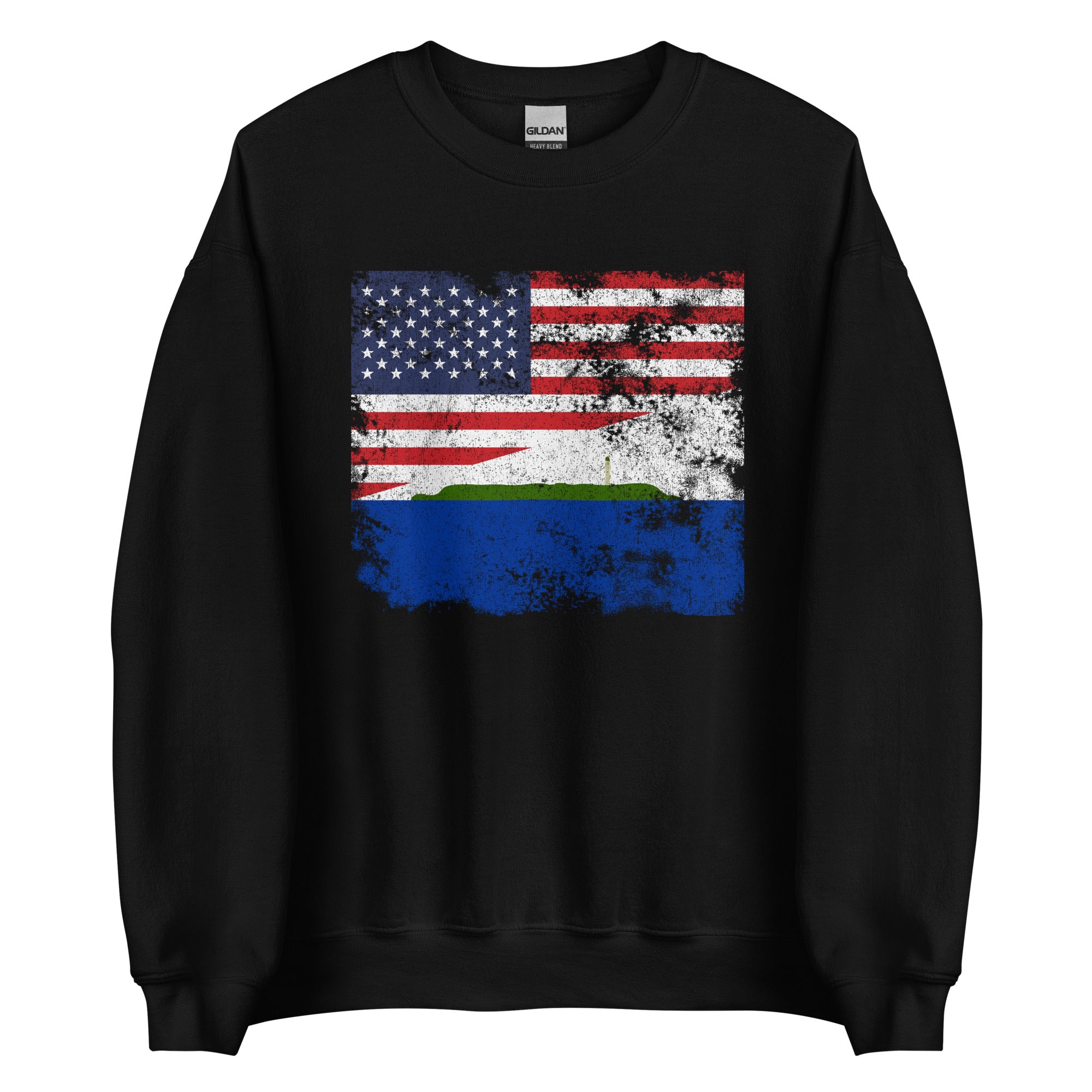 Navassa Island USA Flag Sweatshirt