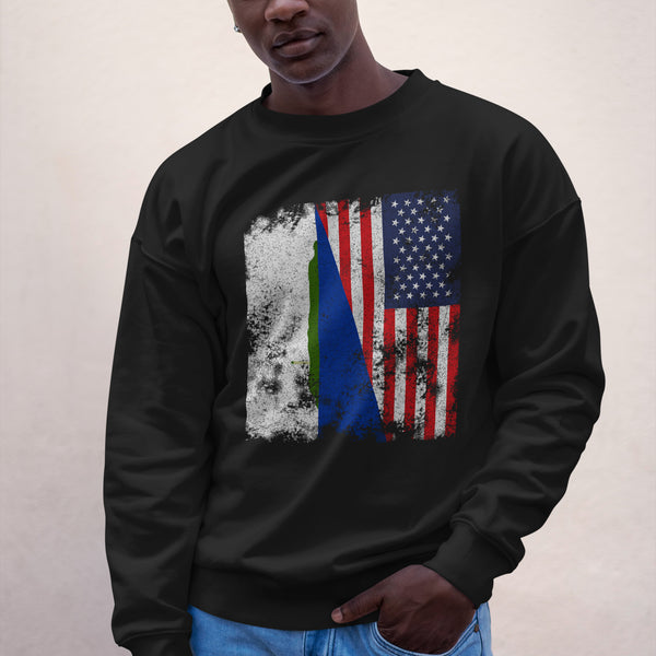 Navassa Island USA Flag Sweatshirt