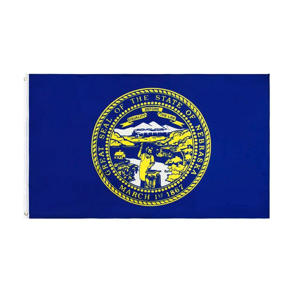 Nebraska State Flag - 90x150cm(3x5ft) - 60x90cm(2x3ft)