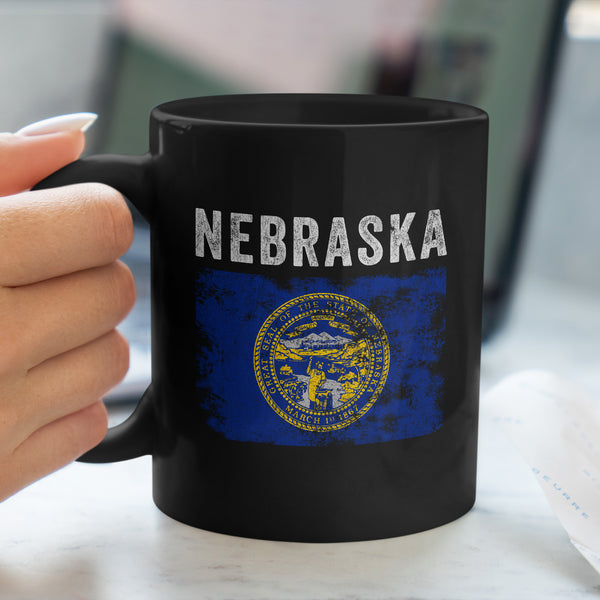Nebraska State Flag Mug