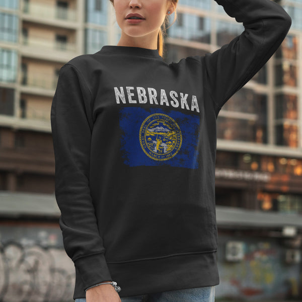 Nebraska State Flag Sweatshirt
