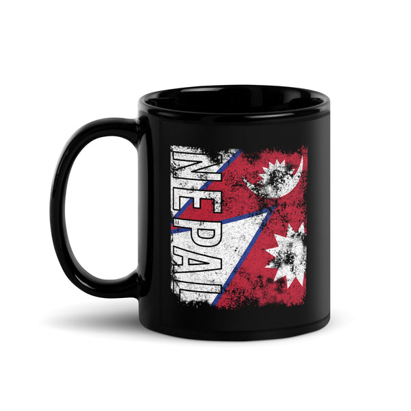 Nepal Flag - Distressed Flag Mug