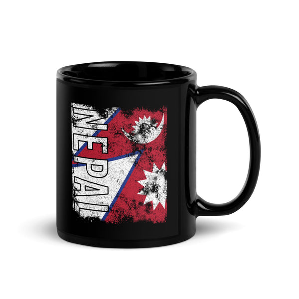 Nepal Flag - Distressed Flag Mug