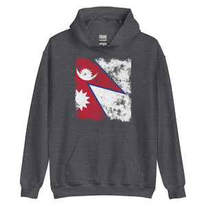 Nepal Flag Hoodie