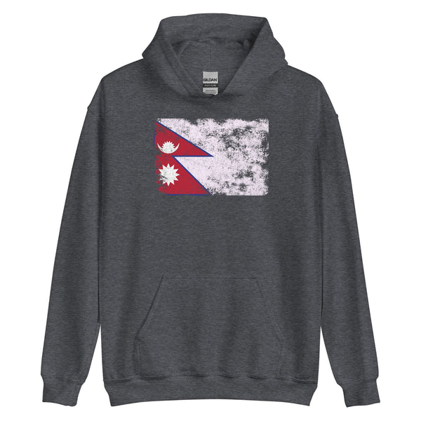 Nepal Flag Hoodie