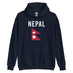 Nepal Flag Hoodie