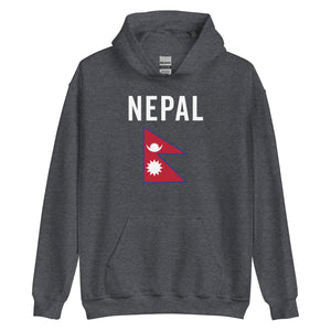 Nepal Flag Hoodie