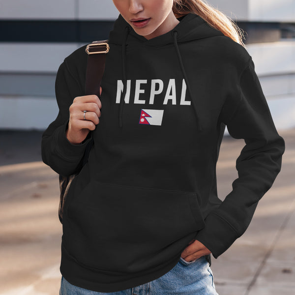 Nepal Flag Hoodie