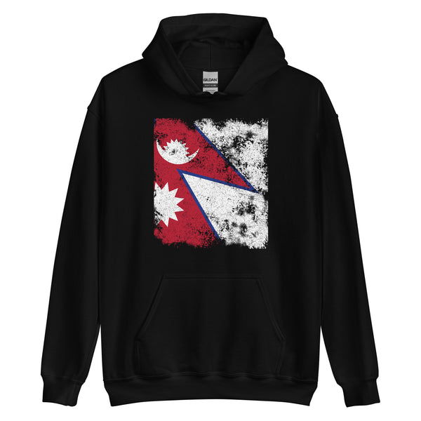 Nepal Flag Hoodie
