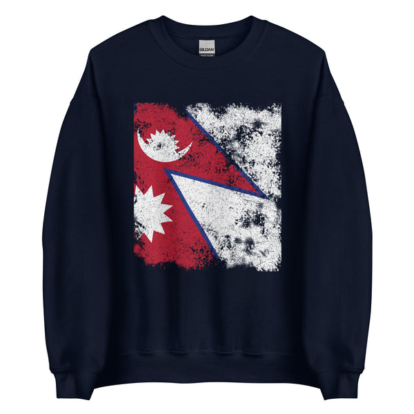 Nepal Flag Sweatshirt
