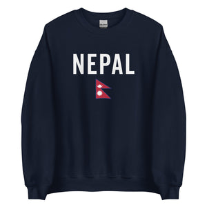 Nepal Flag Sweatshirt