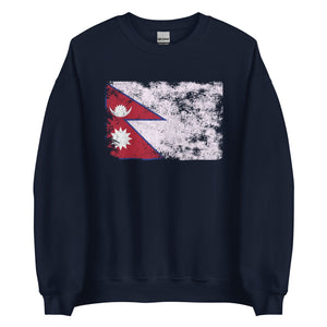 Nepal Flag Sweatshirt