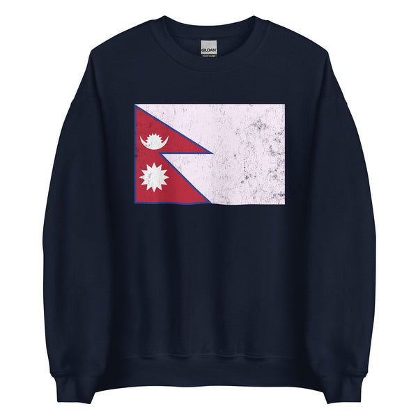 Nepal Flag Sweatshirt