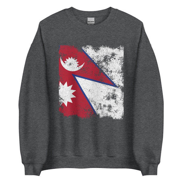 Nepal Flag Sweatshirt