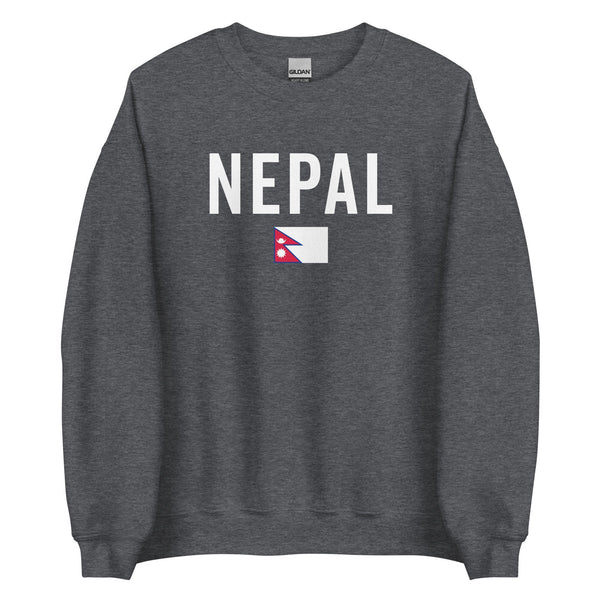 Nepal Flag Sweatshirt