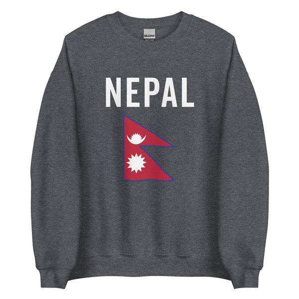 Nepal Flag Sweatshirt